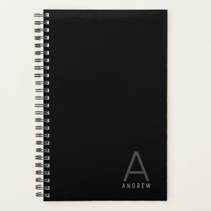 Simple Classic Modern Personalised Name Planner