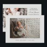 Simple Classic Photo Baptism Party Invitation<br><div class="desc">Available here:
http://www.zazzle.com/selectpartysupplies</div>