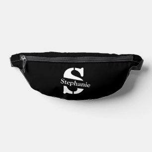 Simple Classic Professional Monogram and Name Bum Bags