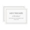 Simple Classic Save the Date Announcement Card
