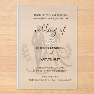 Simple Classic Wedding Invitation – Customizable