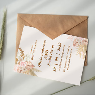 Simple Classic Wedding Save the Date Invitation