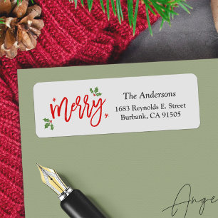 Simple Classy Merry Christmas Hand Written Script