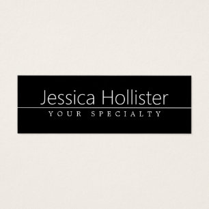 Simple Classy White Text on Black