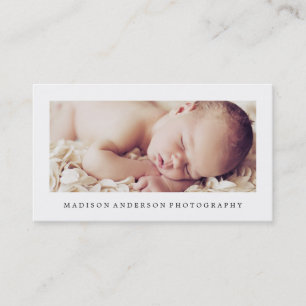 Simple & Clean 2 Photography Business Cards