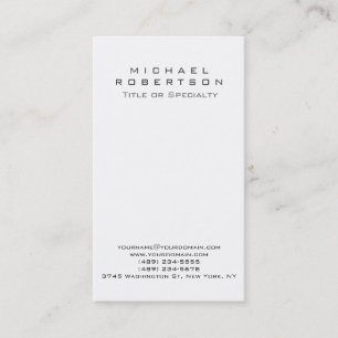 Simple Clean Elegant Modern Business Card