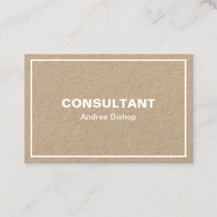 Simple Clean Frame Classic Business Card