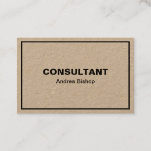 Simple Clean Frame Classic Business Card