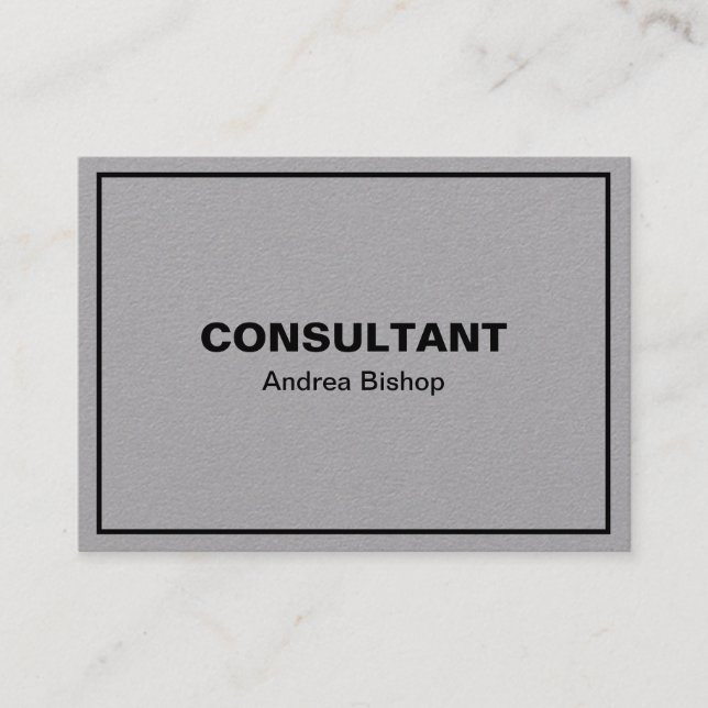 Simple Clean Frame Classic Business Card (Front)