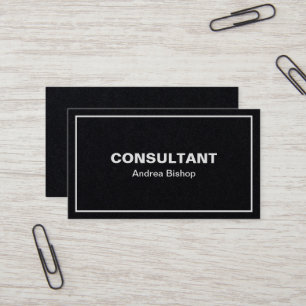 Simple Clean Frame Classic Business Card