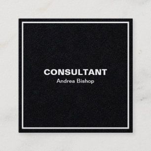 Simple Clean Frame Classic Square Business Card
