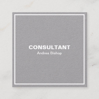 Simple Clean Frame Classic Square Business Card