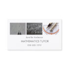 Simple Clean Mathematics Math Tutor Photo Collage