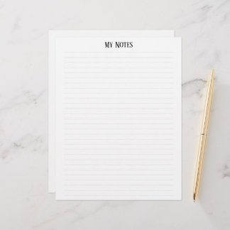 Simple Clean Minimalist Dotted Lines personalise Custom Letterhead