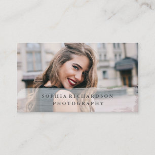 Simple & Clean   Photography Business Cards