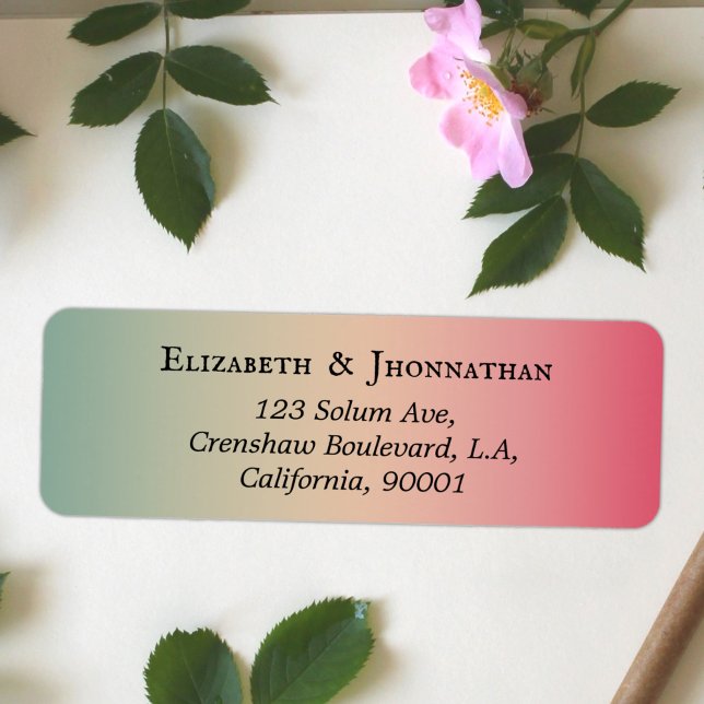 Simple Clean Stylish Pink Yellow & Green Gradient  (Creator Uploaded)