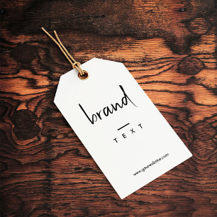 Simple Clothing Black Hanging Display Price Tag