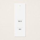 Simple Clothing Black Hanging display Price Tag