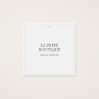 Simple Clothing Store Square Swing Price Tag