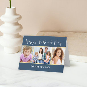 Simple Collage Fathers Day Photo Card