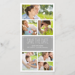Simple Collage Save The Date Photo Cards