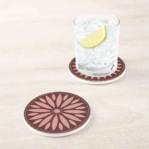 SIMPLE COLOR FLOWER GIFT FOR MOM DAD SON BOSS COASTER