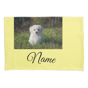 Simple colorful animal add name photo custom throw pillowcase