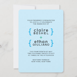 Simple Colorful Invitation