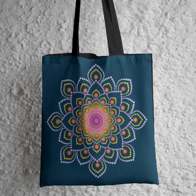 Simple Colorful Mandala Tote Bag (Creator Uploaded)