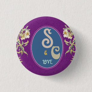 SIMPLE COLORFULL MODERN GIFT DAUGHTER SISTER MOM 3 CM ROUND BADGE