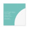 Simple Colour Block Boutique Teal Business Card