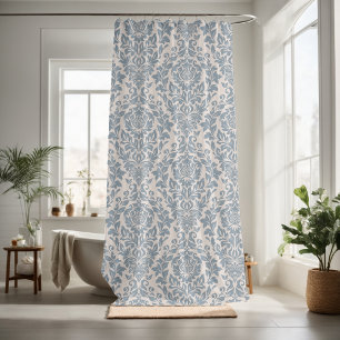 Simple colour ornamental decorative shower curtain