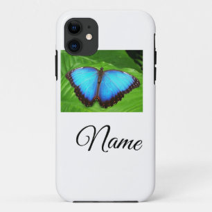 Simple colourful animal add name photo custom butt iPhone 11 case