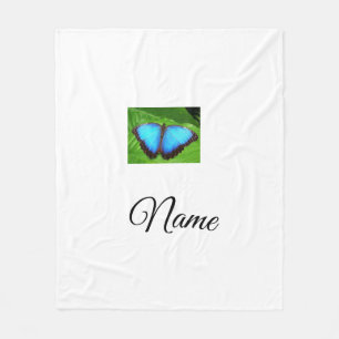 Simple colourful animal add name photo custom butt fleece blanket