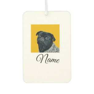 Simple colourful animal add name photo custom thro car air freshener