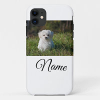 Simple colourful animal add name photo custom thro