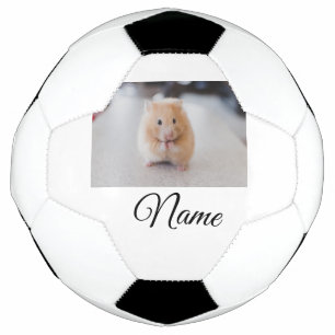 Simple colourful animal add name photo custom thro football