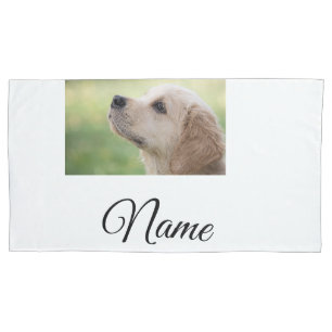 Simple colourful animal add name photo custom thro pillowcase
