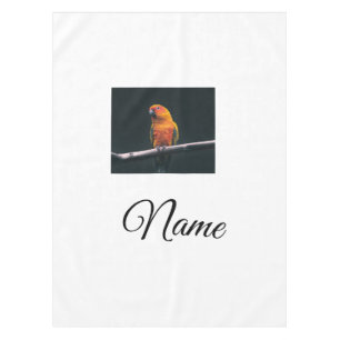 Simple colourful animal add name photo custom thro tablecloth