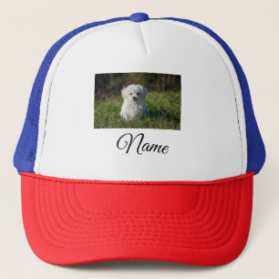 Simple colourful animal add name photo custom thro trucker hat