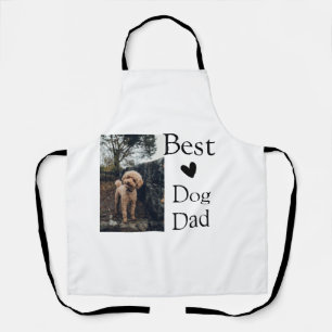 Simple colourful animal add name photo dog dad gif apron