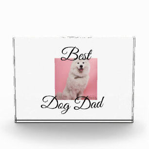 Simple colourful animal add name photo dog Dad gif Block