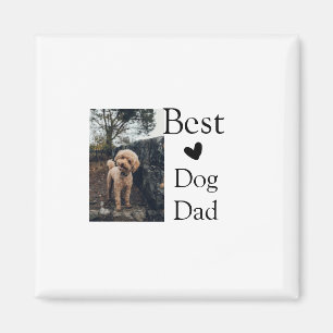 Simple colourful animal add name photo dog dad gif magnet
