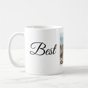 Simple colourful animal add name photo dog mum gif coffee mug