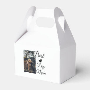 Simple colourful animal add name photo dog mum gif favour box