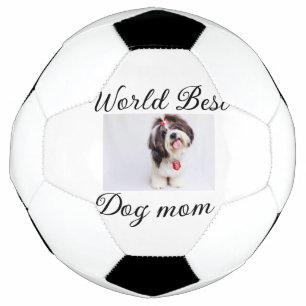 Simple colourful animal add name photo dog mum gif football