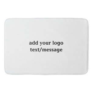 simple colourful design add your logo text car fl bath mat