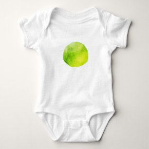 simple colourful design baby bodysuit
