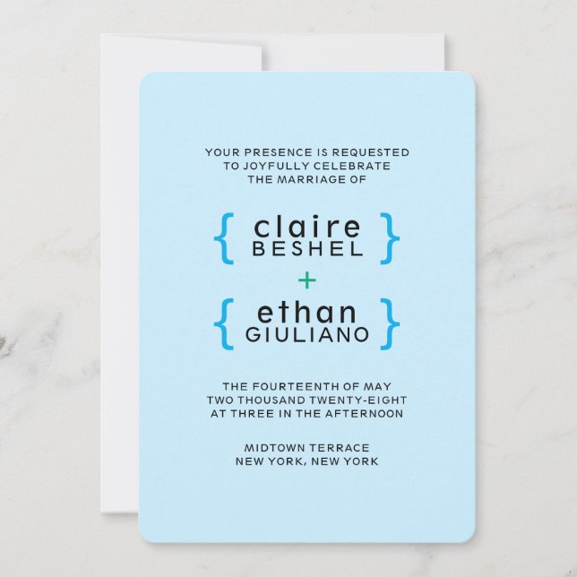 Simple Colourful Invitation (Front)