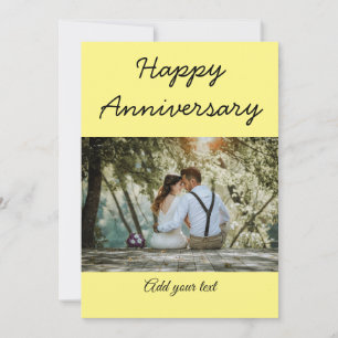 simple colourful minimal happy anniversary photo t